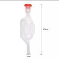 2 Pack S Shape Airlock Twin Bubble Grommet One Way Exhaust Seal Valve For Fermentation. 