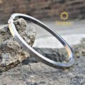 Thin Singaar Bracelet Silver Fashion Thin Kara For Boys Flat Original Singaar Kara for  Men. 