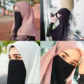 elastic half naqab Patti for women single layer. 