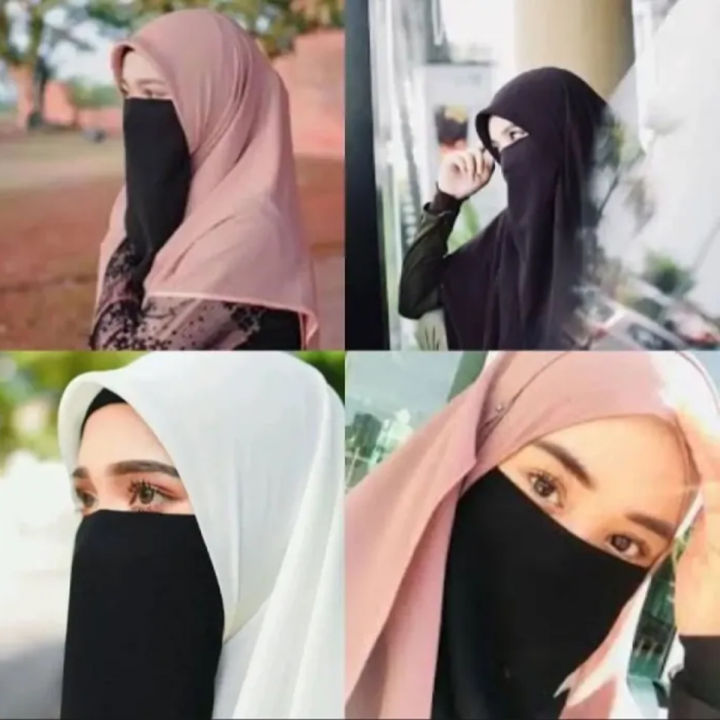 elastic half naqab Patti for women single layer