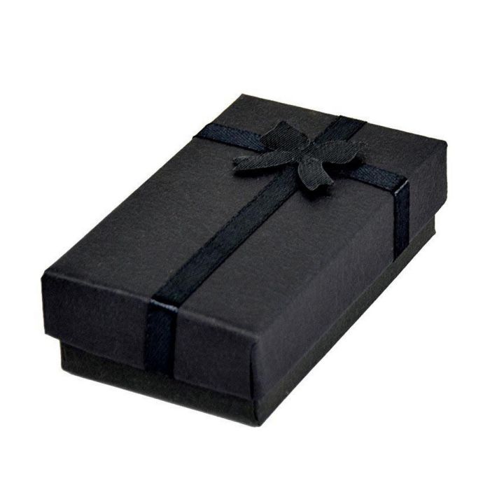 Black Ribbon Empty Gift Box