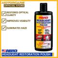 Abro Headlight Restoration Polish HR-237 for car (USA Made Product). 