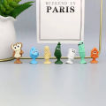30Pcs Original Mini TPR Soft Stikeez Ventouse Figurine Fruit Vegetable Food Animal Fish Lidl Happy Home To Gift for Kid. 