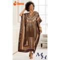 Printed Silk Kaftan Dress for Women & Girls | 52” Long Nightwear, Loungewear Abaya, Fancy Kaftans for Pakistani Girls & Women | One Size Fits Up to XXXL Nighty & Maternity Dresses. 