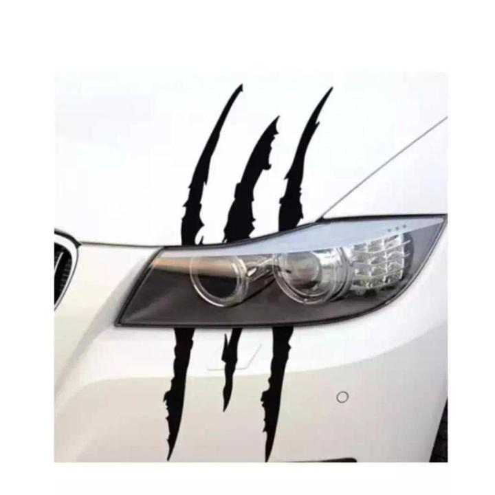 Car Headlight Sticker high quality PVC Black, White,Red good looking Stickers for Car, Car Modification, Car Decoration, Motor bike Stickers