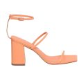 Fashion 3-Inch Block Heels for Women – Luxurious 3-Strip Comfortable Sandals. 