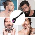 Derma Roller 0.1mm with hard acrylic box 540 Micro Needle for Hair Growth and Facial Skin Therapy| Skin Care Beauty Tool for Anti-Aging Skin Repair, Anti Wrinkles Stretch, and Acne Scars Removal for Men and Women, Derma Roller for Hair Growth - Derma Roll. 