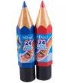 Deer 24 Colour Pencil BEST FOR KIDS PLASTIC PENCIL BOX PACK OF 1 BOX. 