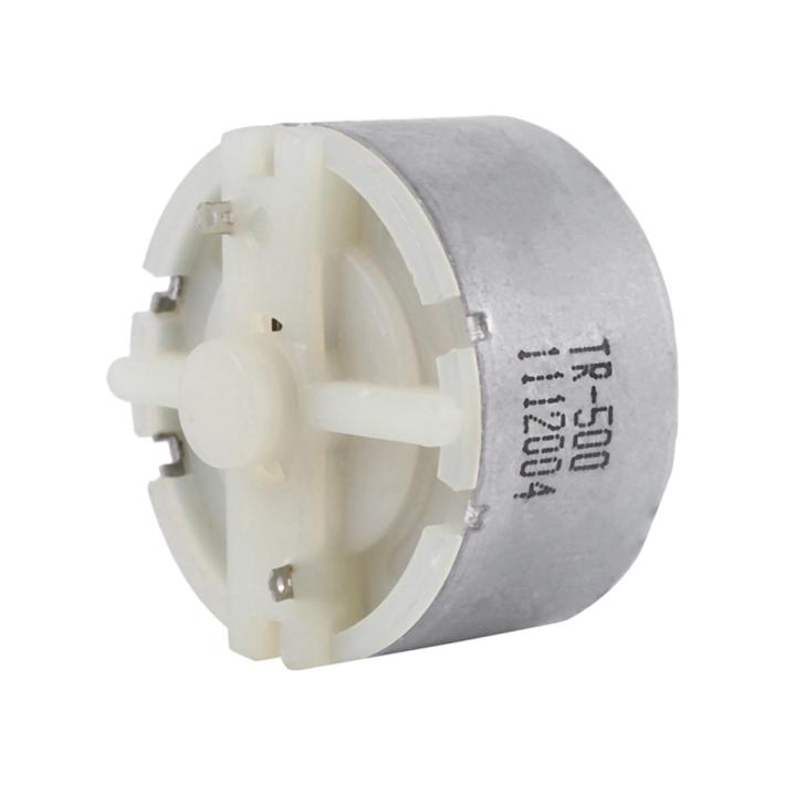 RF-500 TB-12560 DC1.5-12V 2700 U/MIN Leerlaufdrehzahl DC Motor Silber