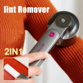 Household Clothes Shaver Fabric Lint Remover Fuzz Electric Fluff portable Brush & blade Professional Rechargeable Lint Remover (Premium Quality with Extra Blades). 