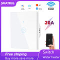 SMATRUL WIFI  smart switch - for AC  Air Conditioner Water heater - 20A 1 Gang 1 Way DP Switch Heater Switch 110V 220V. 