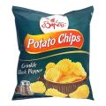 kababjees bakers chips (one packet only )  , delicious and crispy, flavours : crinkle black pepper , plain salty, crinkle salty,  plain spicy. 8 different variations. 