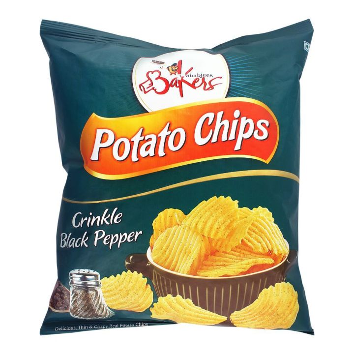 kababjees bakers chips (one packet only )  , delicious and crispy, flavours : crinkle black pepper , plain salty, crinkle salty,  plain spicy. 8 different variations