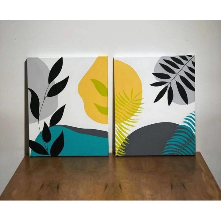Decorative Art for home. Acrylic painting on canvas. Available in multi colors