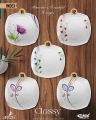 Melamine Square dinner set  72pieces ARKON- Classy. 
