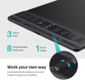 Huion Inspiroy 2 Series , H641S 6x4 , H951M 9x5 , H1061L 10x6 , Graphic Design Drawing Tablet (Black). 