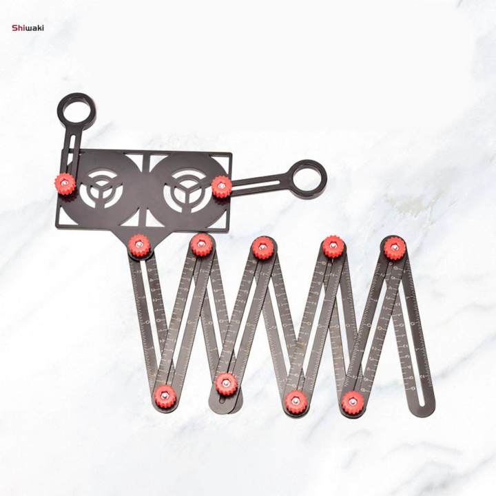 Foldable Angle Measurement Tool Adjustable Opening Positioning Portable Woodworking Construction