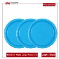 "Colorful Rainbow Plate Set - Large 3-Piece Pack in Vibrant Colors - Maximize Your Dining Experience!". 