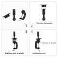 Hair Dummy Training Head For Hair Styling Practice Salon Cutting Hair (Black). 