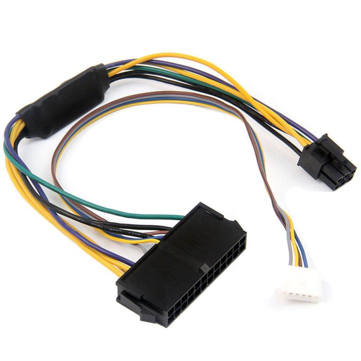 30CM Modular Supply Cable ATX 24Pin 24 Pin Female to 6Pin 6-Pin Male 6Pin Connector for HP Elite 8100 8200 8300