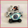 01 Concept Car – Futuristic Battery Operated Transparent Gear Toy Car with 360° Rotation, LED Lights & Music – Electric Bump-and-Go Toy Car for Kids Boys & Girls. 
