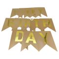 CELEBRATE IN STYLE 13-CARD HAPPY BIRTHDAY BANNER WITH RIBBON. 