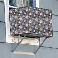 Window Ac Cover for 1.5 Ton Capacity AC Attractive Digital Prints/Waterproof & Dustproof/All Weather Window Ac Cover RANDOM DESIGN. 