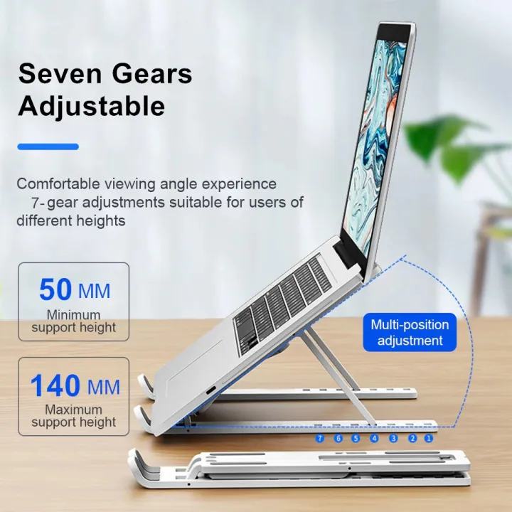 Aluminum%20laptop%20stand%20for%20bed%20and%20office%20use%20lightweight%20ventilate,%20portable%20laptop%20stand%20%20with%207-Level%20adjustable%20Height%20for%2011%20-%2017%20Inch%20notebook%20stand%20High%20Quality%20Aluminium%20laptop%20stand%20with%20non-slip%20silicon%20grip.%20-%20Image%209