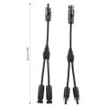 MC4 Y Branch Connector For Solar Plates | 1 Pair Of Y Connector | MC4 Y Connector For Solar Pannel 2 To 1. 