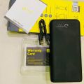 Extra Fast Charging Power Bank 20000mAh For All Android & IPhone Phones Dual USB Port-Matte Black Color. 