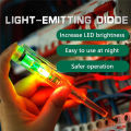 Voltage Tester Pen Intelligent Voltage Tester Pen AC Non-contact Induction Test Pencil Voltmeter Power Detector Electrical Screwdriver Indicator. 