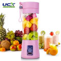 UDANA CORTEX USB Rechargeable Juicer Blender 6 Blades Electric Blender Mini Portable Personal Size Juicer Cup USB Rechargeable Mixer 380ml Food Grade Water Bottle Portable Fruit Juicer Machine. 