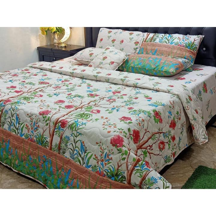 BED SHEET WITH COMFORTOR set 6 PIECE