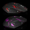 AZZOR Gaming Mouse 7-color Backlight Breath Rechargeable Wireless Comfort Gamer Mice for Computer Desktop Laptop NoteBook PC. 