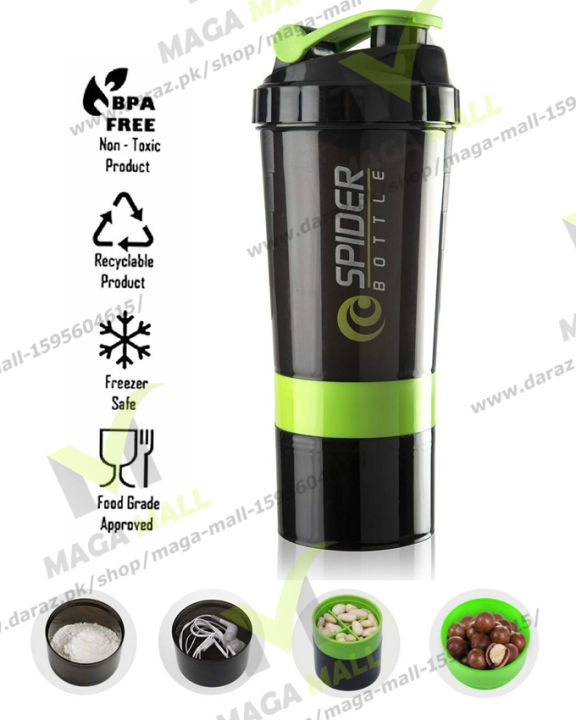 Blender Bottle Classic 16oz Shaker Mixer Cup Protein Shaker Blender