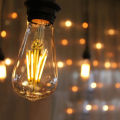 LED ST64 Bulb - Edison Filament Bulb - Vintage Lights. 