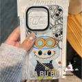 Cute Labubu Couples Funny Painting Cartoon LABUBU Case Compatible for IPhone 16 15 12 13 14 11 Pro Max XR X 7Plus XS Max 7 16 15 14 8 Plus SE 2020 Trend Brand Transparent Soft Case. 