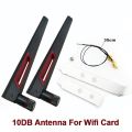 12dbi Antennas pair for wifi chip with sma connector and plates 5G 6G. 