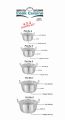 Cook Cuisine Apple shape Cooking pot 1 to 10 Sizes trophy heavy weight fine quality casserole. 