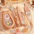 4PCS/Set Multifunctional Silent Correction Tape Capybara Non-repetitive Student Alteration Tape 38M Large Capacity Back To School Gift Silent Coating Tape Student. 