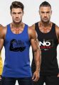 Clothing pack of 3 & 2 Avalible gym sando tanks fitness wear, Sleeveless • Made of cozy jersey fabric for both exercise and style. • Great for gym  fashion for men's. 