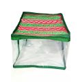 CUSTOMIZE transprant emproidry storage bag(12x8x6 inch)(pack of 5 pieces). 