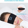 New Bluetooth-Compatible Sleeping Headphones Sports Headband Thin Soft Elastic Comfortable Wireless Music Earphones Eye Mask. 