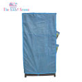 Plastic Baby Wardrobe with 3 Shelves & Pocket – Best Quality, Foldable Storage. 