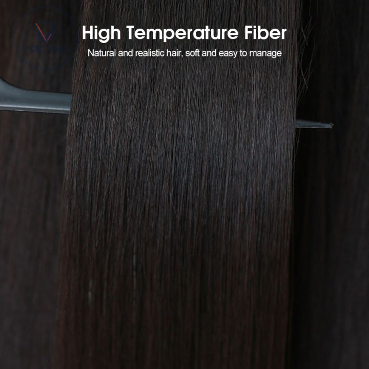 Vocoal%20Wig%2035CM%20Long%20Straight%20Hair%20Wig%20Natural%20Hairline%20Real%20Hair%20Wig%20Extensions%20Heat%20Resistant%20Synthetic%20Wig%20Invisible%20Seamless%20Wig%20Straight%20Clip%20In%20Hair%20Extensions%20Hairpiece%20With%20Bangs%20For%20Girls%20Women%20Ladies%20Thinning%20Hair%20-%20Image%204