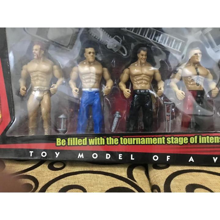 FlexForce WWE Wrestling Ring Action Figures Toy For Kids Action Hero Character