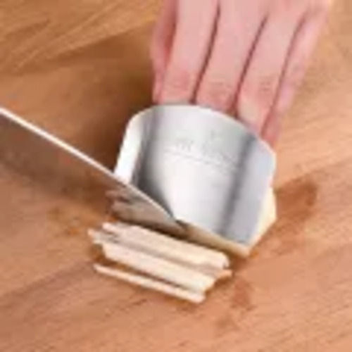 Online Karachi Stainless Steel Finger Guard/Stainless Steel Finger Guards Shield Shape Design Multi-Function Cutting Vegetables Hand Guards Finger Protector Guards