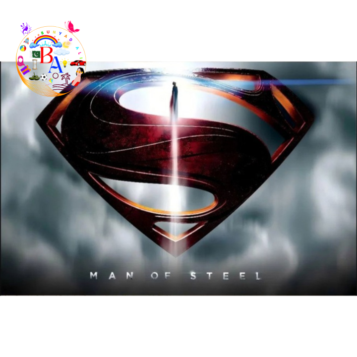 Superman Fancy Backdrop Superman Theme Fancy Panaflex Superman Birthday Party Banner Code 9
