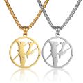 VLONE pendant necklace for women stainless steel gold chain necklace couple gift for male accessories jewelry for neck wholesale. 