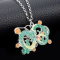 Japanese Anime Necklace Men Women Jewelry Shenron Realize Wishes Pvc 1-7stars Ball Pendants Necklaces. 